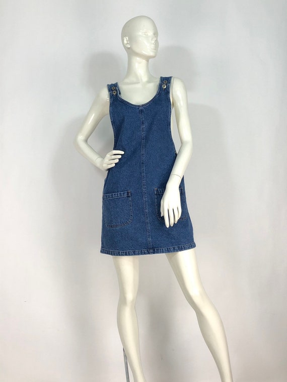 Arizona denim dress/90s denim overalls