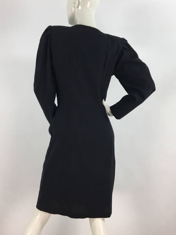 1980s zipper dress/80s dress - image 8