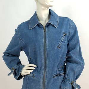 90s denim jacket/vintage denim jacket/jean jacket image 1