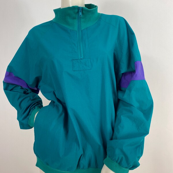 90s Eddie Bauer windbreaker, pullover windbreaker