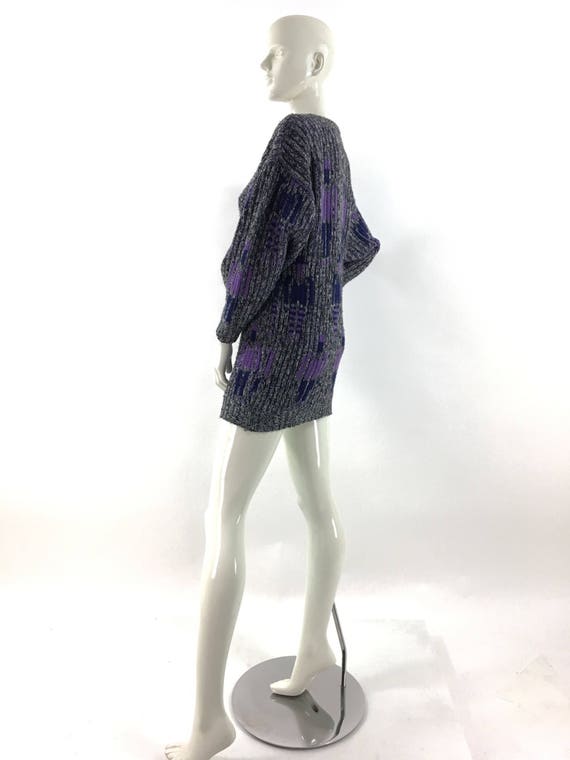 Vintage 1980's oversized sweater dress - image 4