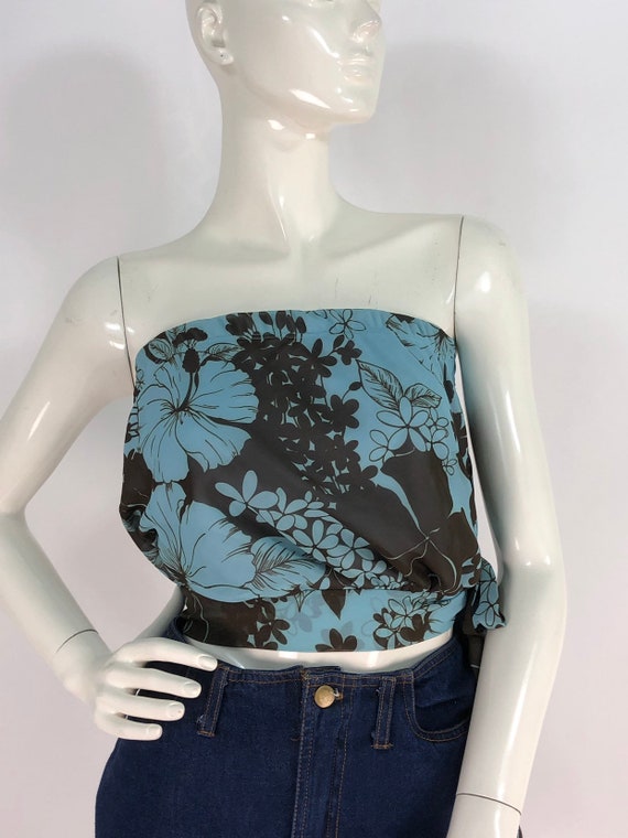 Tube top/90s tube top/sheer tub top