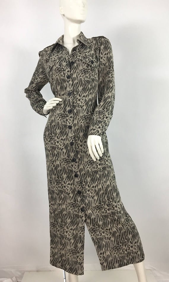 animal print dress size 18