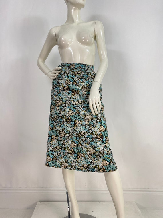 スカート 70s Flower Piping Wrap Skirt 70s Flower Piping Wrap Skirt