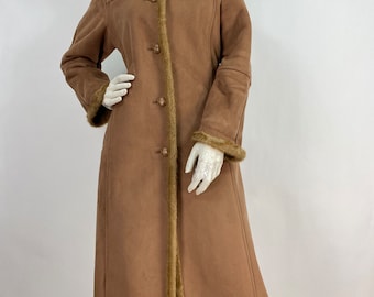 Ladies Long Winter Coat From Centigrade Outerwear Ladies Suede Winter Coats Junior Winter Coats Vintage Suede Coats Designer Winter Coats Etsy