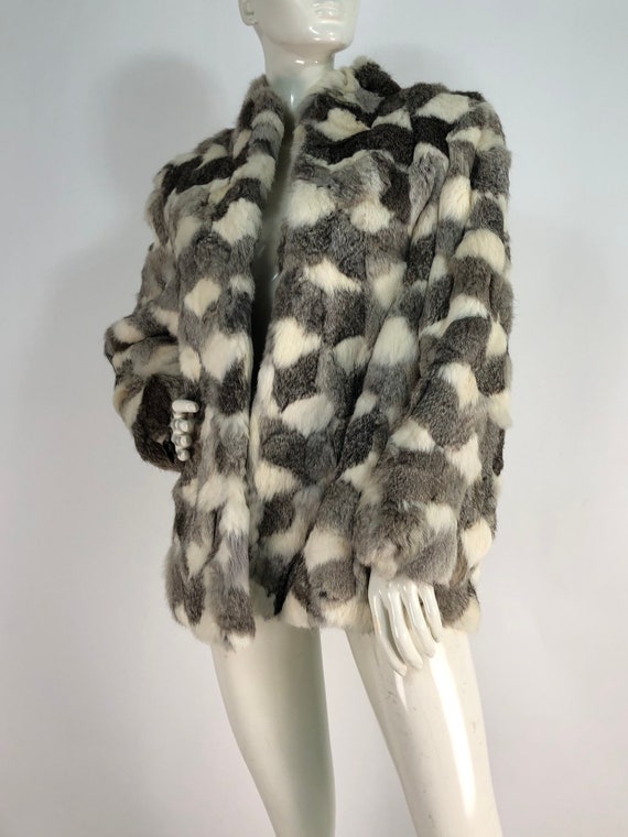 Fur coat/real fur coat/rabbit fur coat