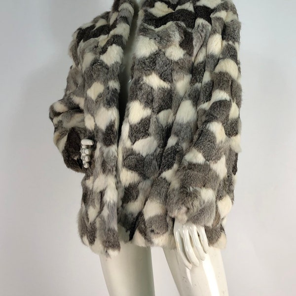 Rabbit Fur Coat - Etsy
