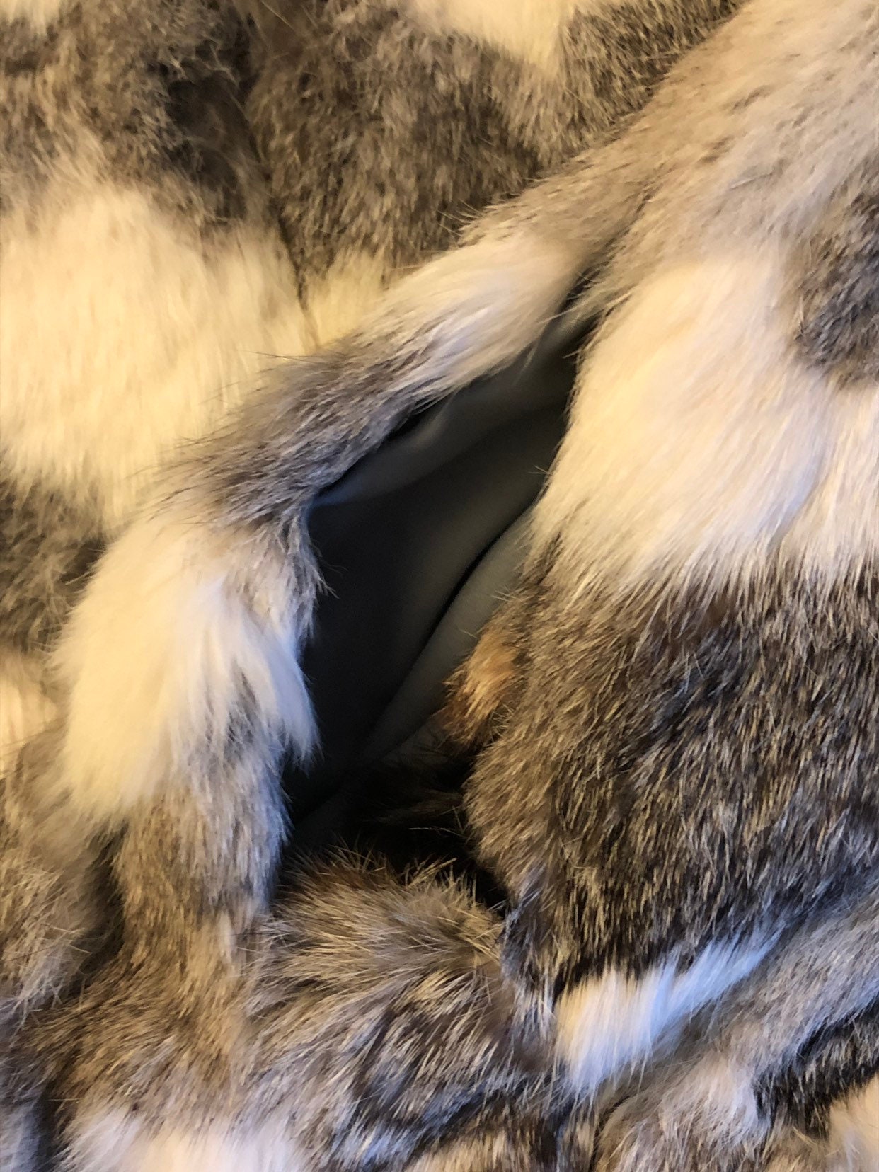 Fur Coat/real Fur Coat/rabbit Fur Coat | Etsy Canada