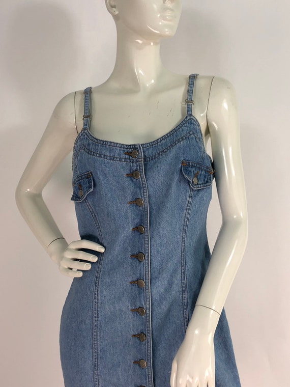 vintage jean dress