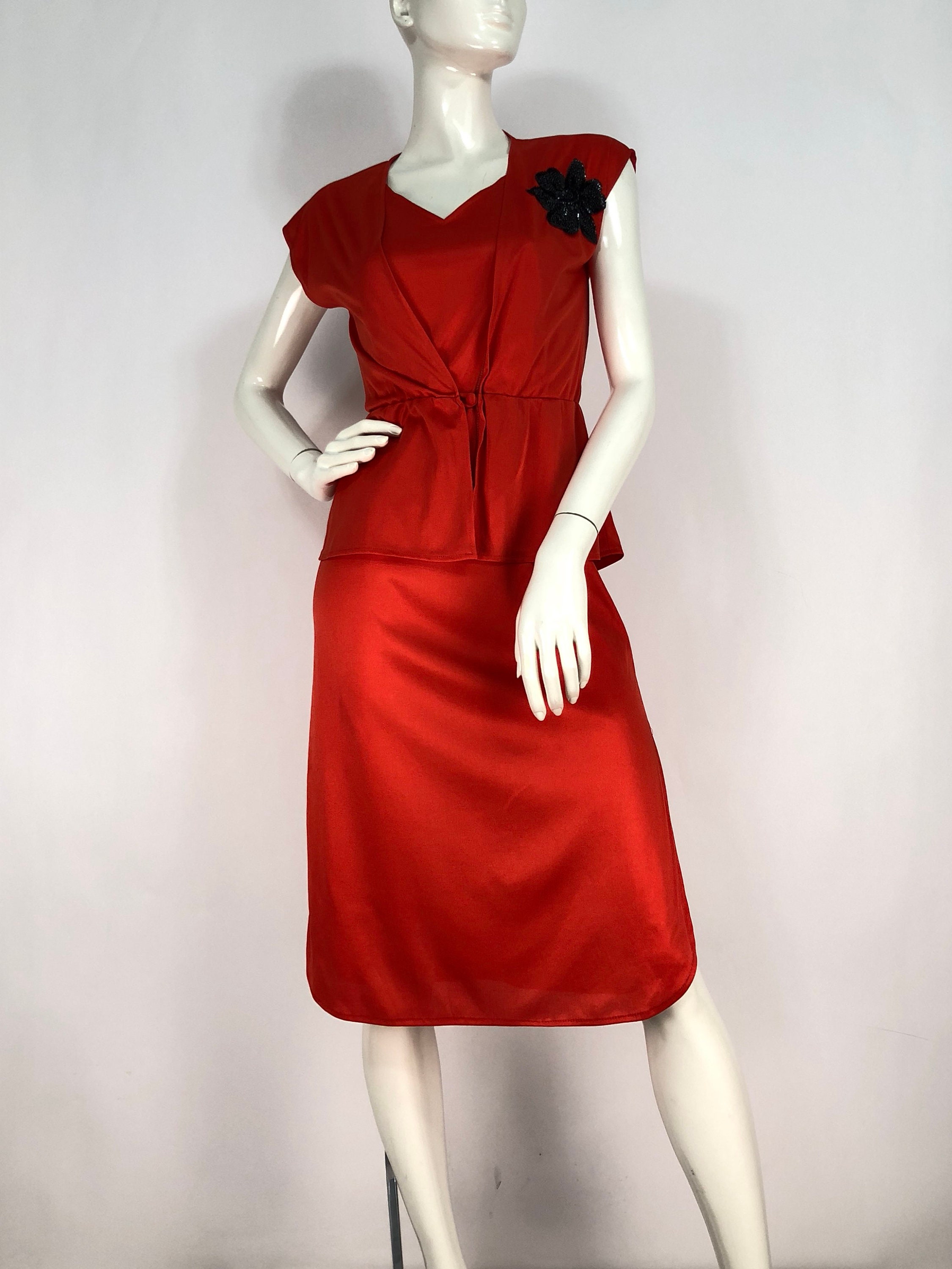 polyester dress 70s 1960s 70s Vintage Maxi Dress Printed Polyester Jersey Size S XS