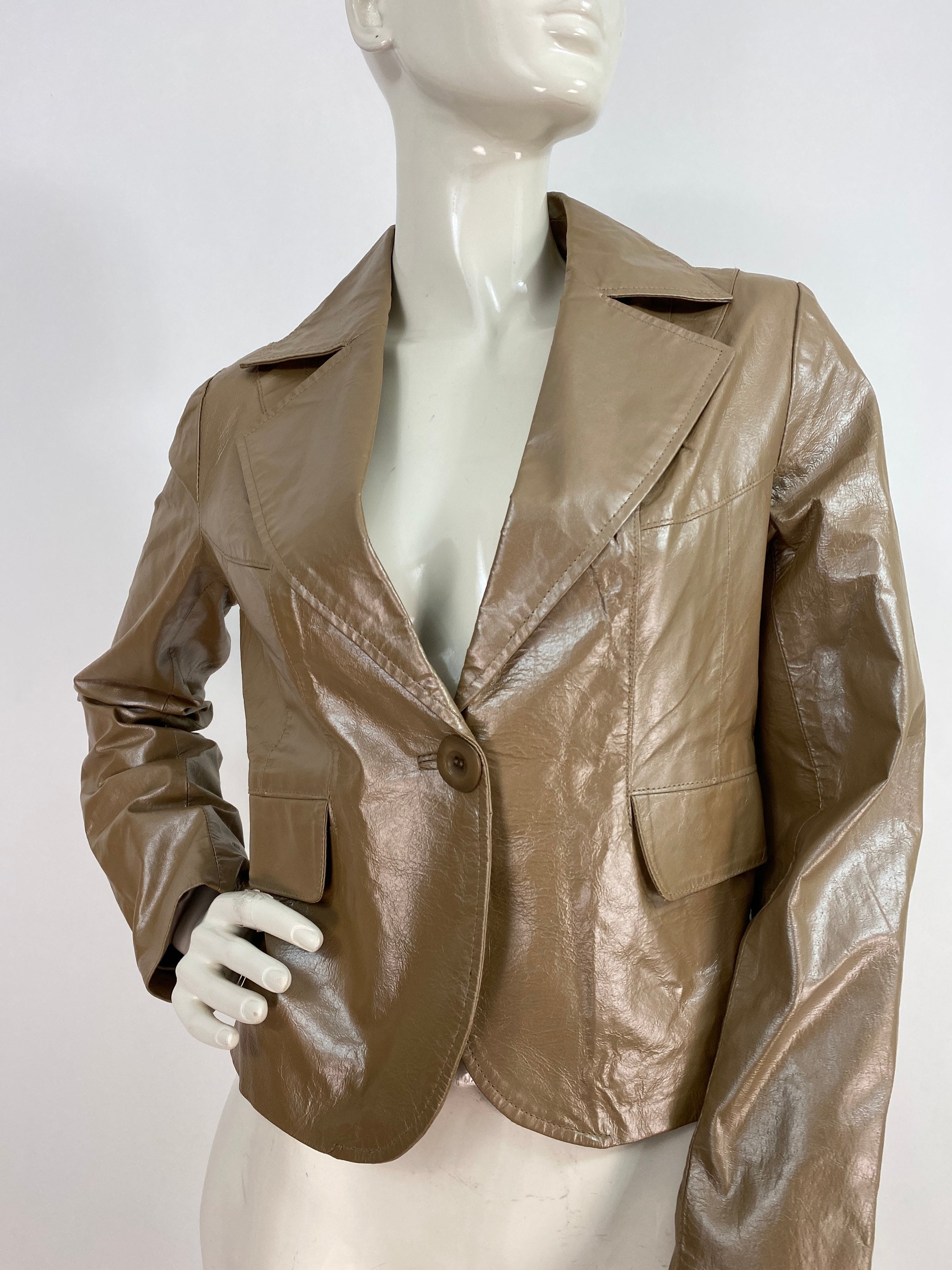 90s Guess Leather Jacket - Etsy