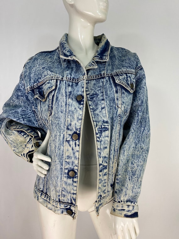 80s Acid Wash Jean Jacket/acid Wash Denim/1980s Jean - Etsy Australia