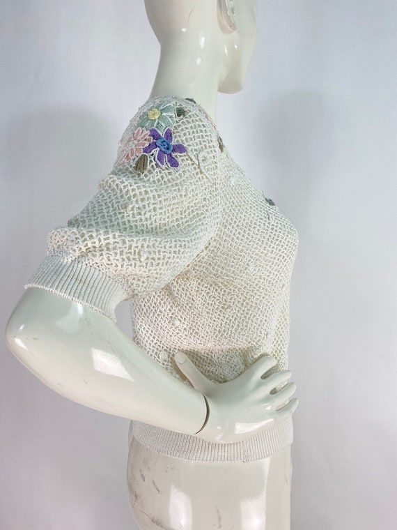 Crochet doily blouse - image 6