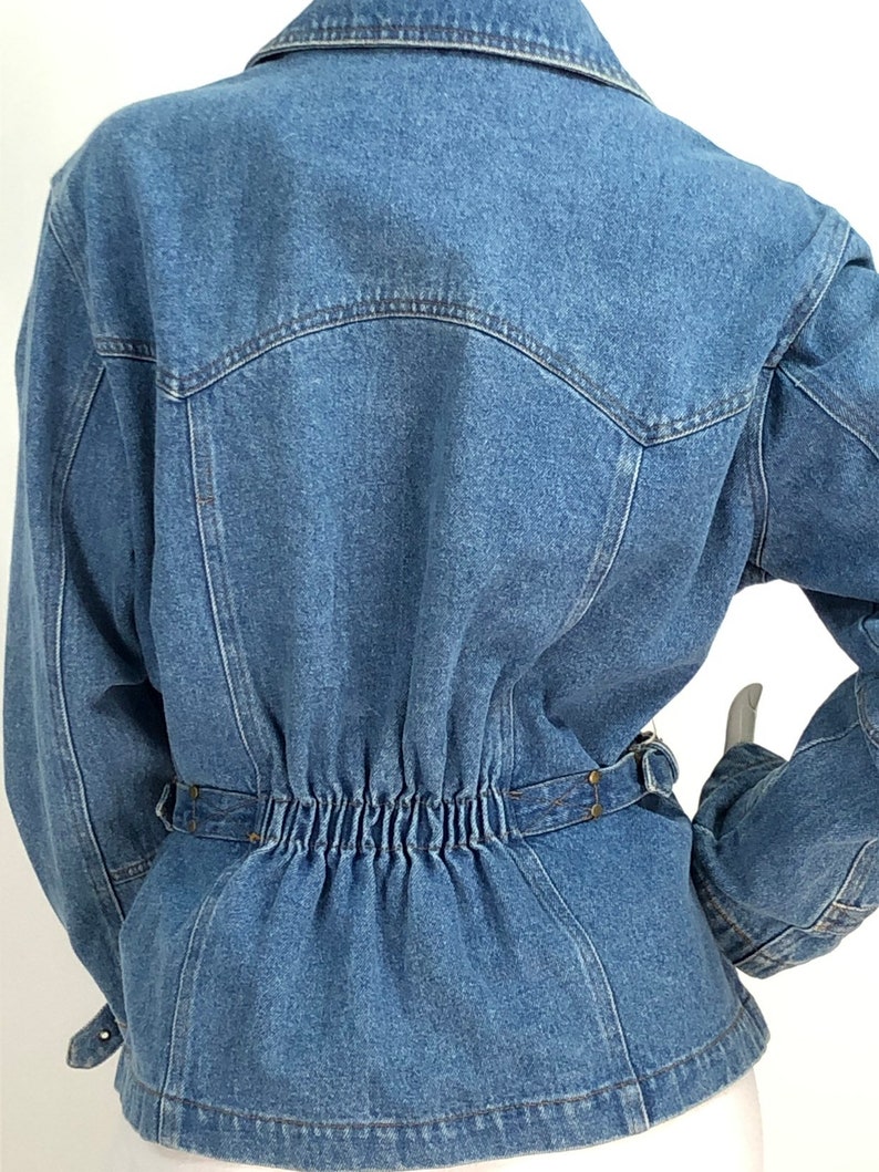 90s denim jacket/vintage denim jacket/jean jacket image 2