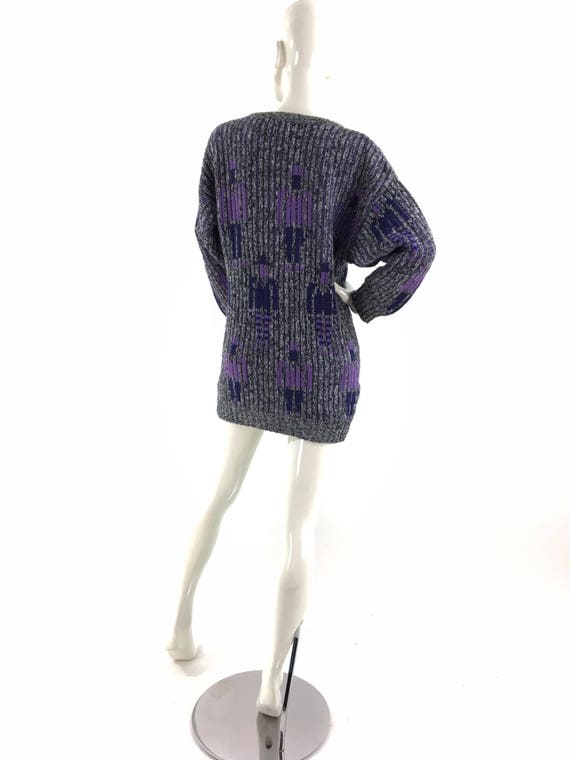 Vintage 1980's oversized sweater dress - image 2