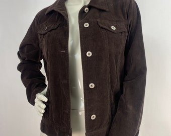 Brown corduroy jacket, corduroy jacket