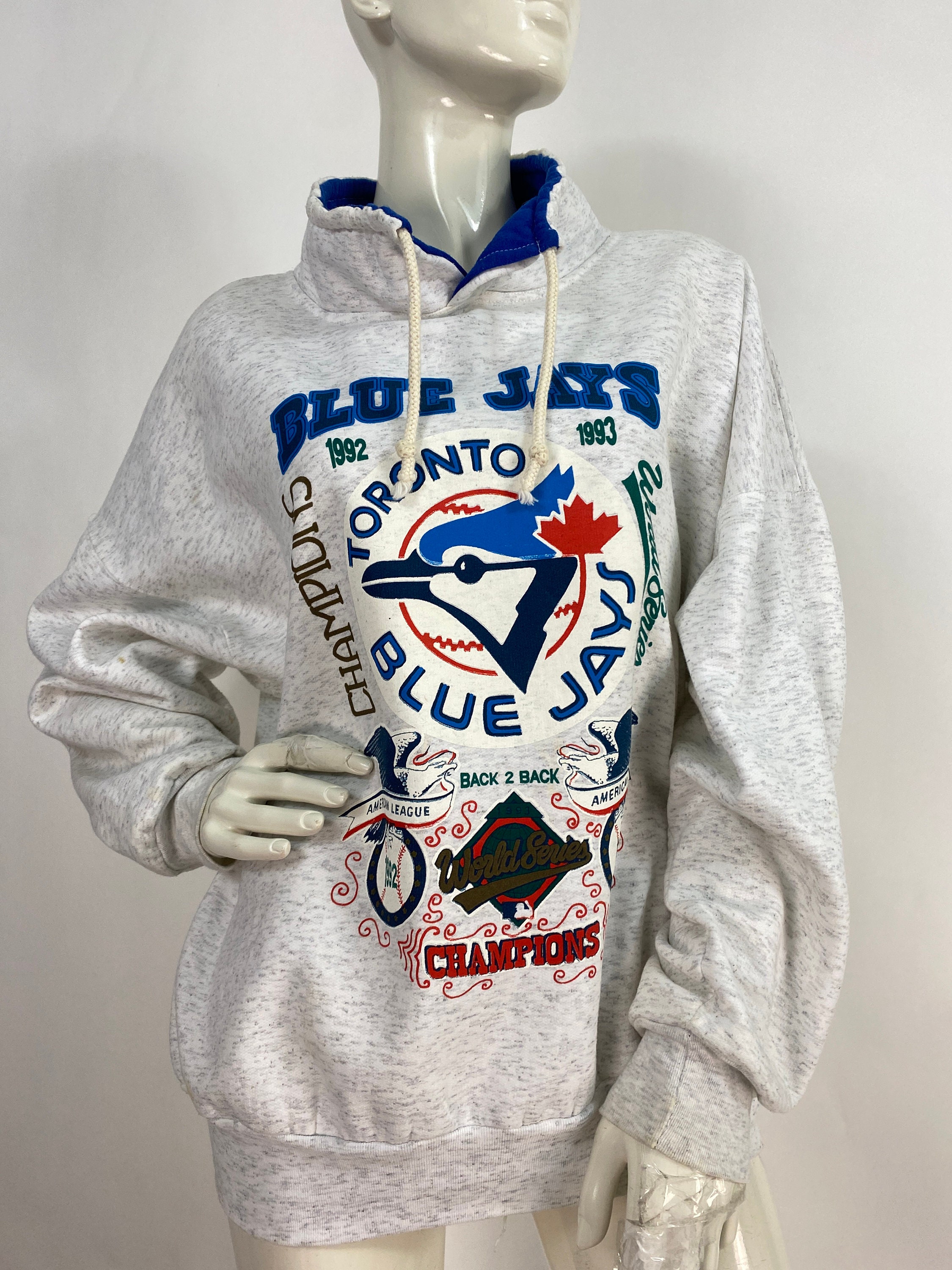 1992-1993 Blue Jays World Series, 90s Blue Jays Sweater, Back to