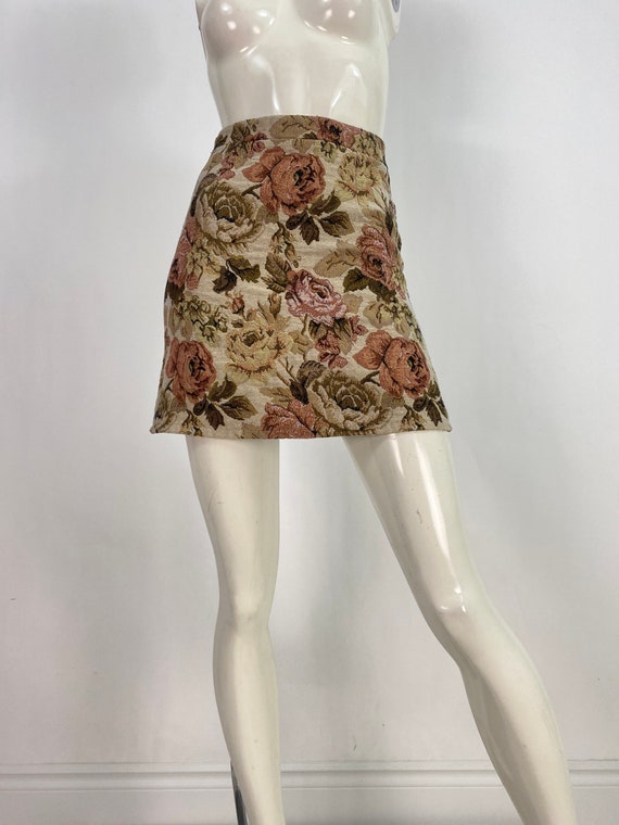 Vintage Tapestry Pearl Skirt