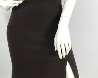 90s Club Monaco falda/1990s falda elástica de lana / Club Monaco falda / vintage Club Monacosize 4