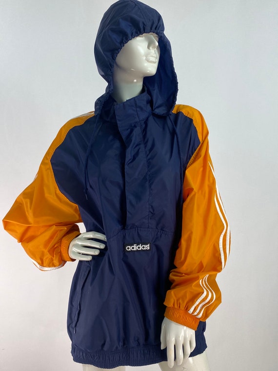 L ガイコツ風 80s adidas Jersey Pullover アノラック L ガイコツ風 80s adidas Jersey Pullover アノラック