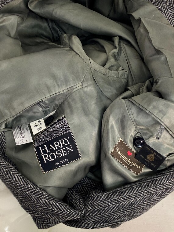 Harry Rosen blazer, Samuelson wool blazer, qualit… - image 9