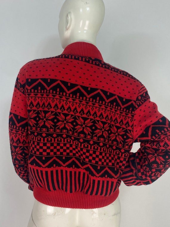 80s reversible jacket/reversible bomber jacket/vi… - image 5