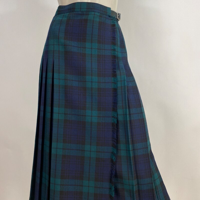 Plaid Mini Wrap Skirt main image 1
