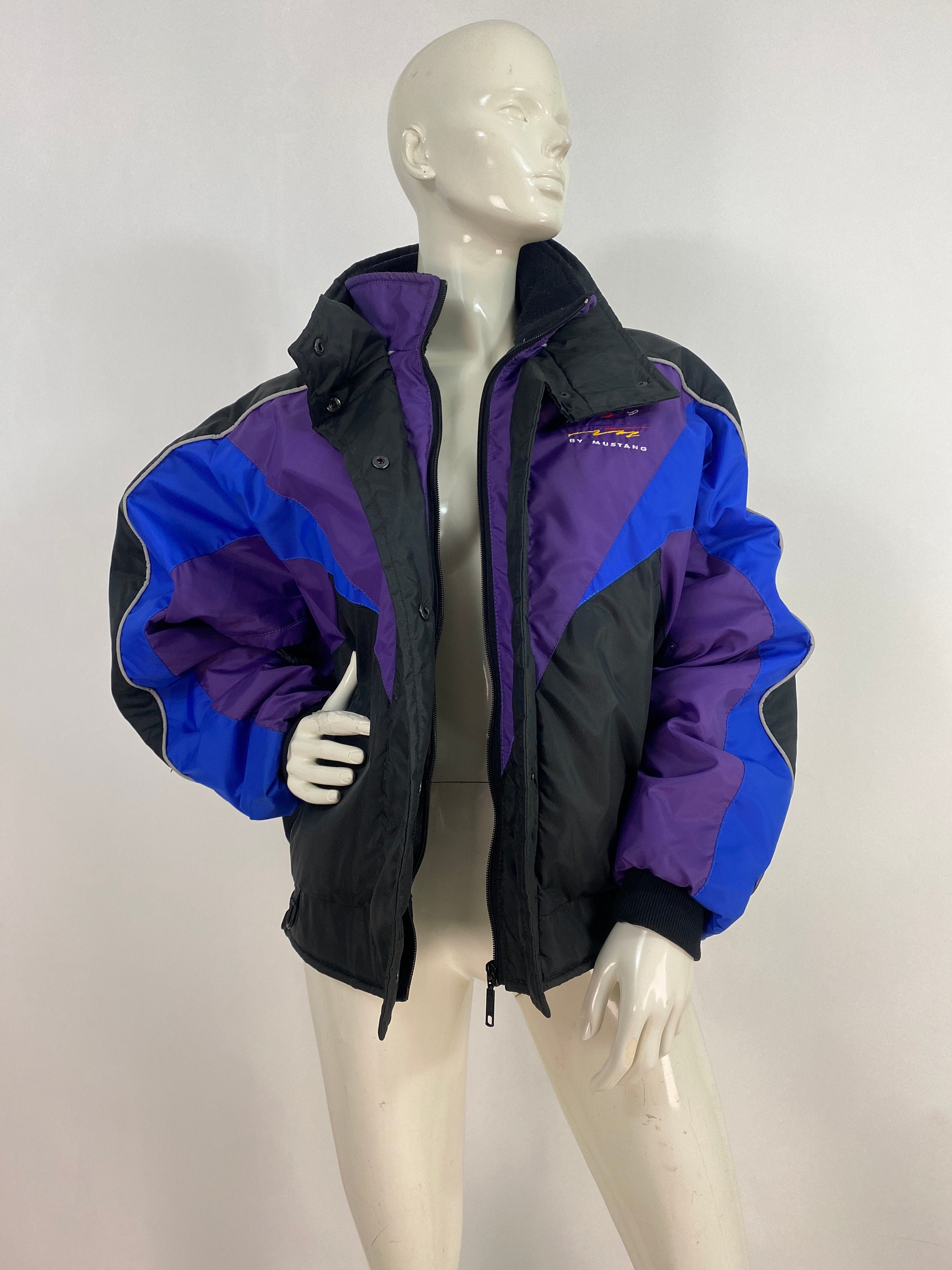 Ice Rider by Mustang, Vintage Snowmobile Jacket, 1980s Ice Rider