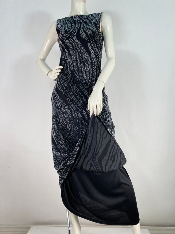 1990s dress/sexy evening dress/vintage maxi dress… - image 3