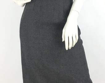 90s Giorgio Armani skirt/1990s Armani skirt/vintage grey skirt