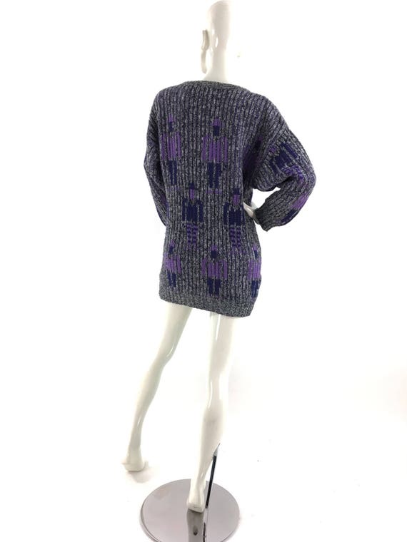 Vintage 1980's oversized sweater dress - image 3