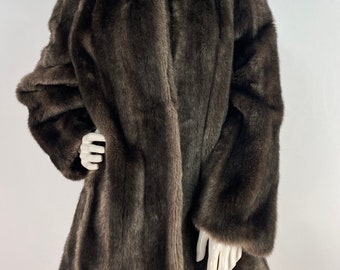 1960s London Fog Faux Fur Coat - Etsy