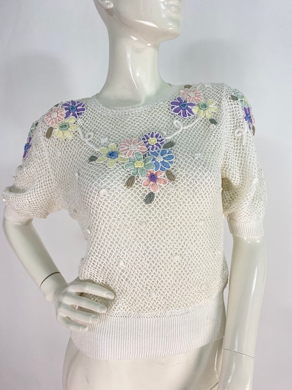 Crochet doily blouse - image 1