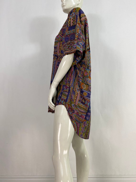 80s high low shirt, 90s high low shirt - image 7