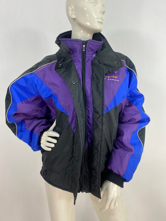 Ice Rider by Mustang, vintage snowmobile jacket, 1