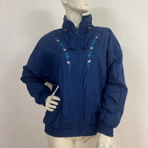 80s windbreaker jacket, 1980s windbreaker size small