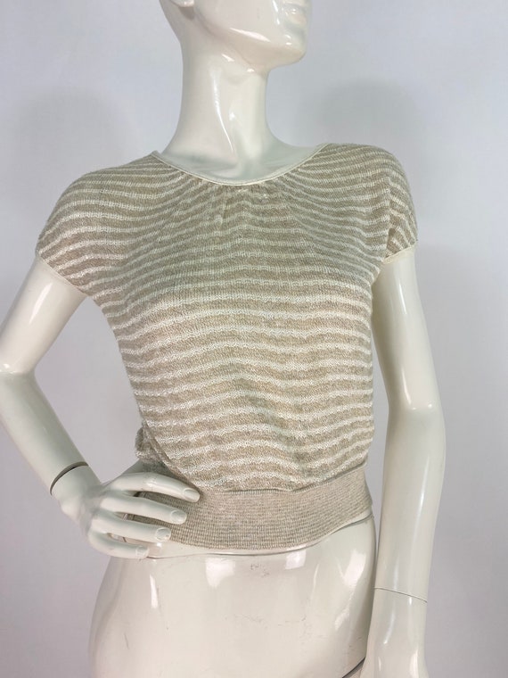 70s knit top/1970s Helen Harper - image 2