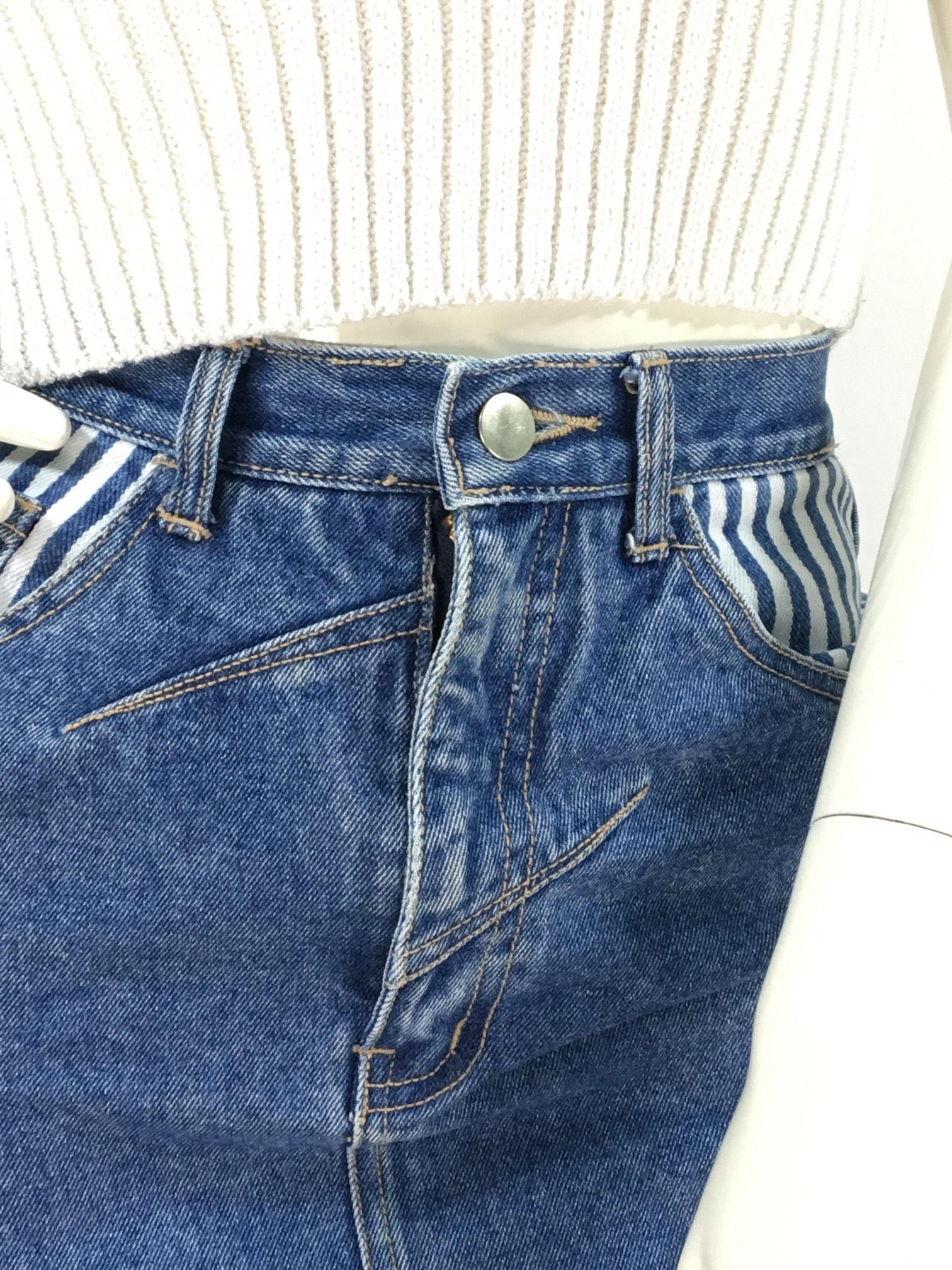 Mila 90's Vintage Jean Skirt main image 1