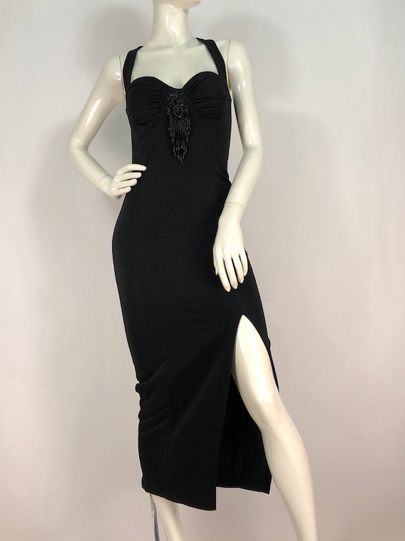 90s black dress
