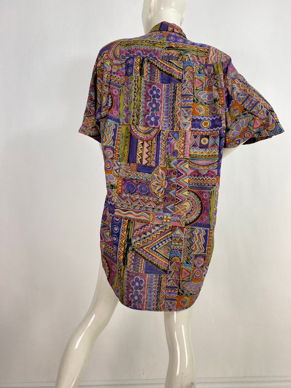 80s high low shirt, 90s high low shirt - image 8