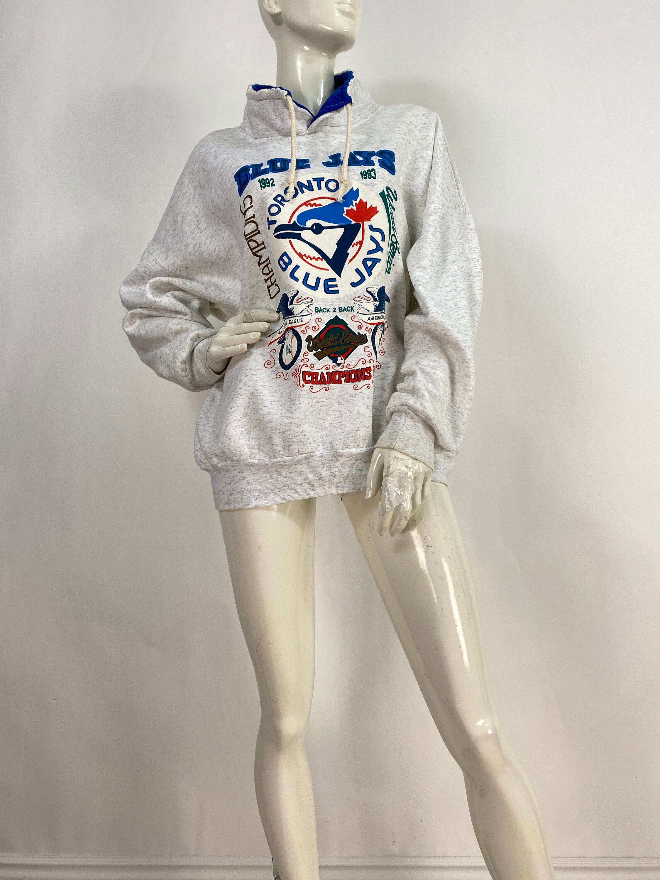 1992-1993 Blue Jays World Series, 90s Blue Jays Sweater, Back to