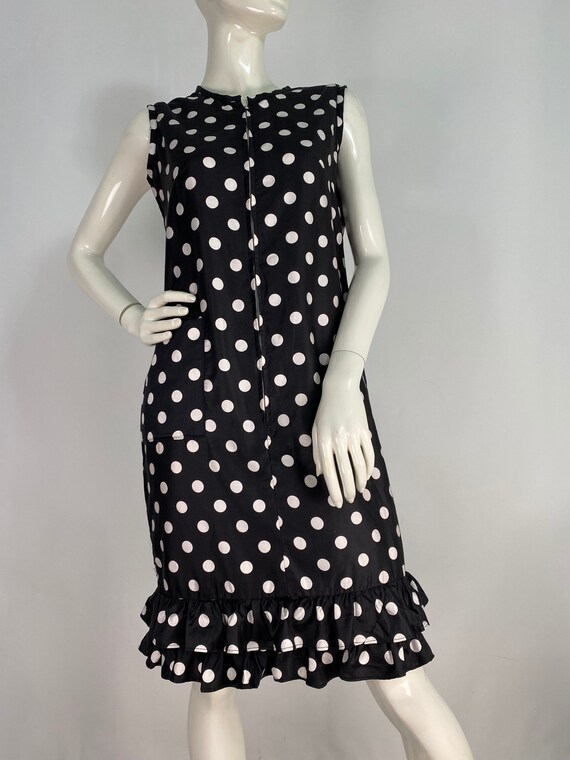 1950s polka dot dress/polka dot dress/1950s house… - image 3