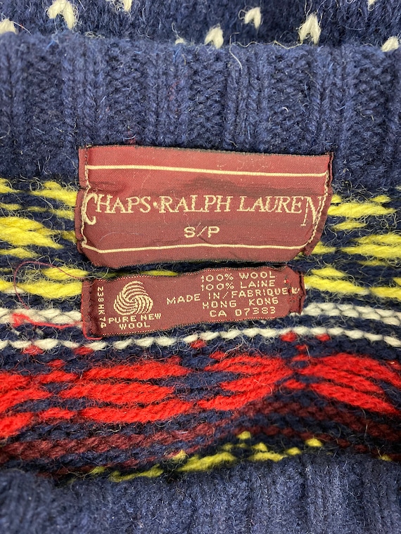 Chaps Ralph Lauren Wool Sweater - Etsy