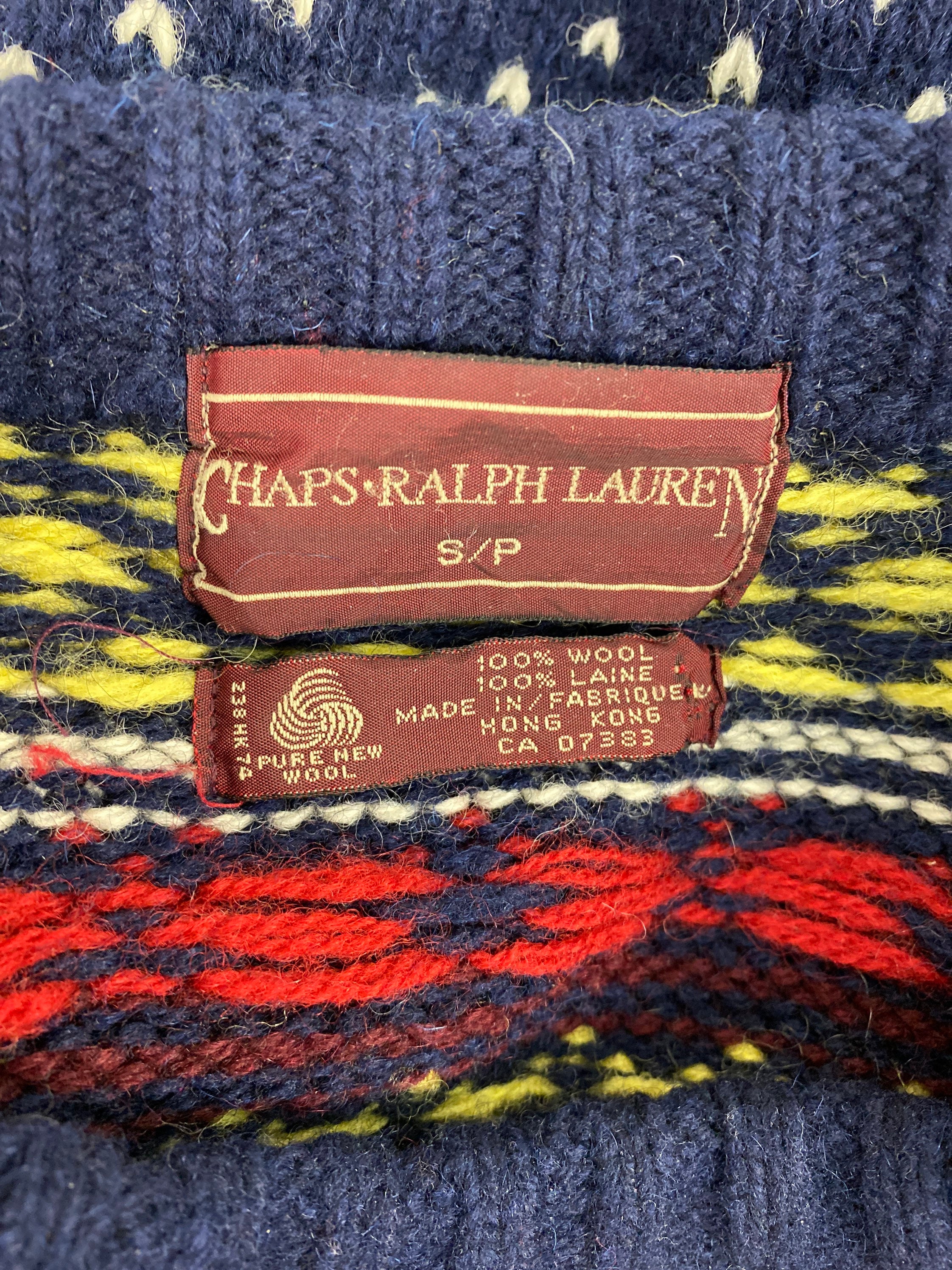 あ*ん様 【デッドストック】90s CHAPS RALPH LAUREN スウィ RALPH LAUREN CHAPS MEN'S FINE FASHIONS ORIGINAL VTG 2003