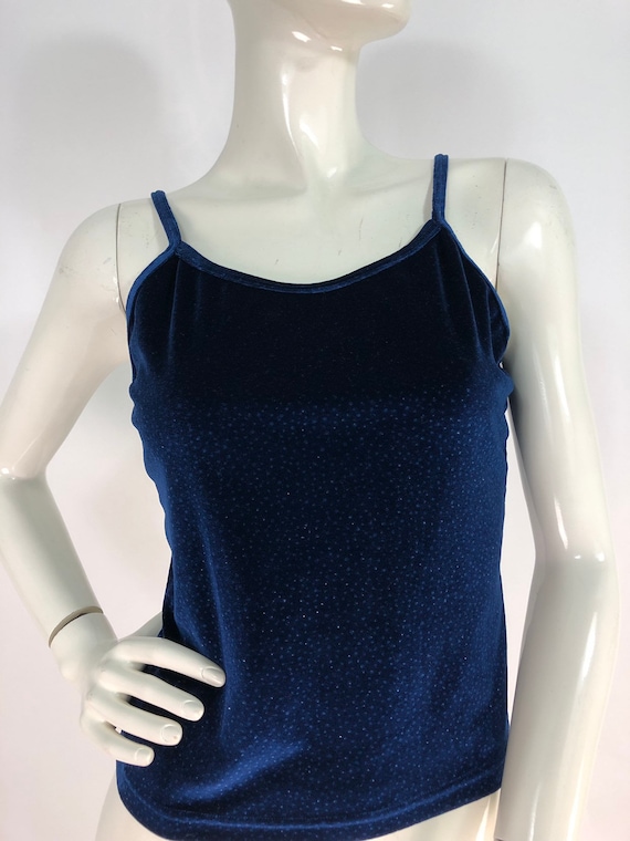90s spandex/1990s velvet top