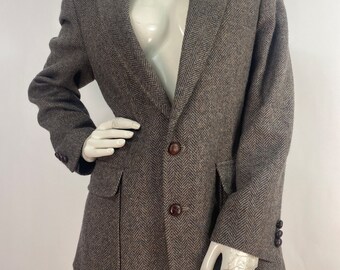 Oversized wool blazer, imperial by haggar tweed jacket