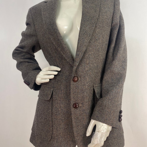 Oversized wool blazer, imperial by haggar tweed jacket