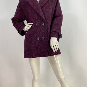 ジャケット・アウター STONE  90s WOOL PEA COAT Vintage 1990s 100% Wool Pea Coat Jacket / Wool Jacket