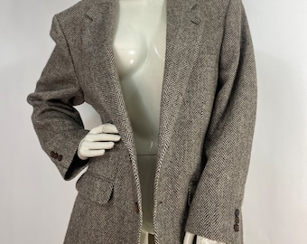 Oversized wool blazer, vintage wool blazer