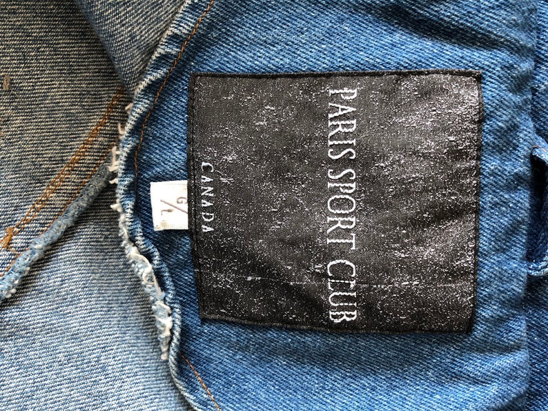 90s denim jacket/vintage denim jacket/jean jacket image 8